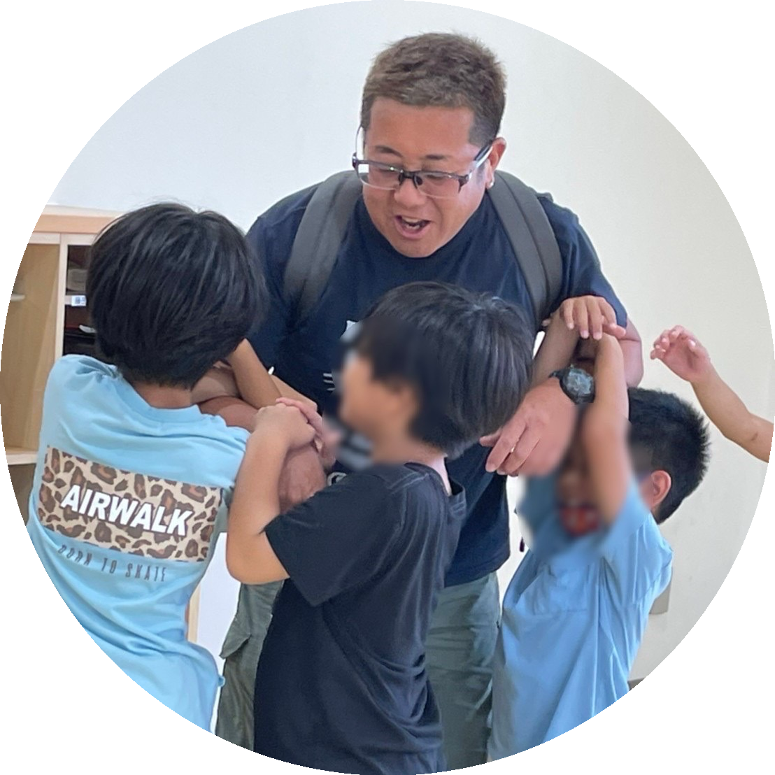 子どもたちと関わるうっし～（牛木克彦）